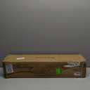 Ralbay LED Black 4 Lights Acrylic Lighting Fixtures Modern Matte Black Bathroom Vanity Lights (26 inch)