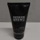 Redken Brews Holding Gel For Men For All Hair Types - Medium Hold Styling & Shine and Flake-Free With No Crunch Styling, Great For Curly Hair (5 Fl Oz (Pack of 1))