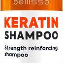 Keratin Enriched Shampoo - Sulfate and Paraben Free - Anti Frizz Treatment for Women and Men  Professional Salon Grade Repair Formula with Silk Protein for Dry, Frizzy Damaged and Color Treated Hair