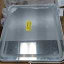 MINISO Vanity Mirror with Lights, 9.8" x 11.8" LED Makeup Mirror, Light & Brightness Adjustment, Smart Sensor, Aluminum Alloy Metal White Frame, with 5X Magnifying Glass (Round-angle)