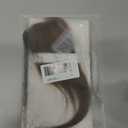 Clip in Bangs, 100% Real Human Hair, Human Hair Clip in Bangs, Middle Part HairPieces, No Tangle & Smooth, 11g #04 Medium Brown