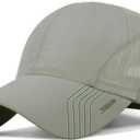CLAPE Outdoor Sun Visor Hats Lightweight Waterproof Breathable Sports Hat UPF50+ Ultra Thin Cooling Baseball Hats (Gray)