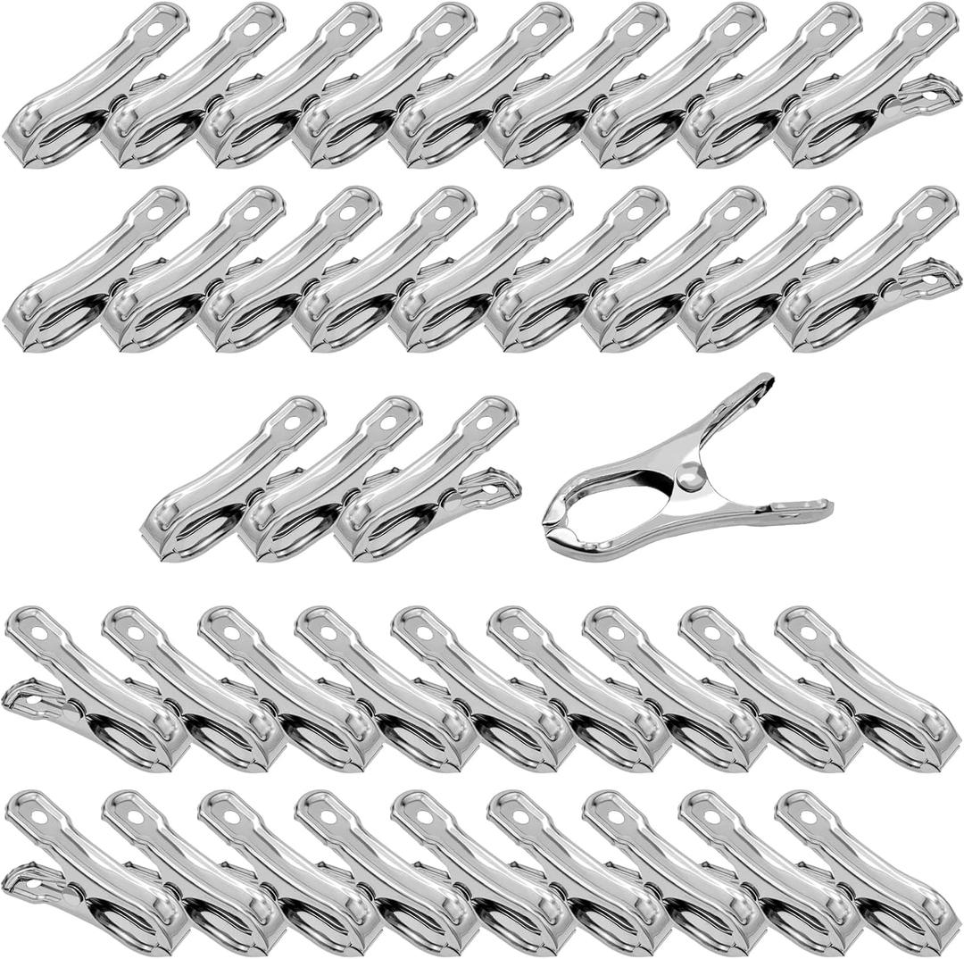 38PCS Greenhouse Clips-Garden Clips-Greenhouse Clamps Film Row Cover Netting Tunnel Hoop Clip Frame Shading Net Rod Clip for Season Plant Extension Support