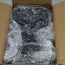 BSTKEY Seasoning Packet Organizer, Food Storage Organizer with Divided 4 Compartments, Metal Storage Caddy for Kitchen Pantry Cabinet, Kitchen Organization Bin for Snacks Spice Packets, Black