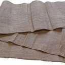 Table Runner Burlap Natural 89" x 31" Brown