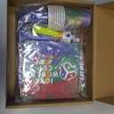 142 Pcs Party Decorations Set, Soccer Theme Party Supplies Includes Background Cloth, Plates, Napkins, Horns, Straws, Hanging Swirls, Balloons, Cake Topper for Sports Birthday Party, Soccer Decor