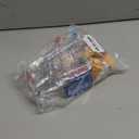 134pcs Mini Shopping Cart Basket Miniature Food Drink Bottle Supermarket Metal Handcart Toys Doll House Store Cosplay Game Dollhouse Grocery Fruit Cake Bread Party Trolley Model Dollar Bills