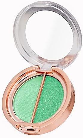 MYUANGO Beauty Glazed Eyeshadow Palette - Portable Size, Highly Pigmented, Blendable, One Matte Shade and One Shimmer Shade (08)