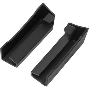 Qizm 2Pcs Rainwater Diversion Channel Fit for Jeep Wrangler JT 2020- Fit for JL 2018-2022 Upgraded Black Drainage Extensions Exterior Accessor