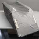 Leg Pillow Elevation Blood Circulation, Wedge Pillow for Legs Swelling, Knee Pillow Wedge Post Surgery, Leg Elevation Pillows for After Surgery, Memory Foam Foot Leg Elevating Pillow, Grey