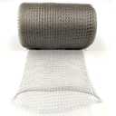 Stainless Steel Mesh Fabric 5" x 50 Ft Double Layer Hole Filler, Flexible Stretchy Hardware Cloth Fill Fabric DIY Kit