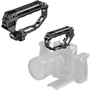 SmallRig D-Style NATO Rail Top Handle with Quick Release Clamp, Cold-Resistant Silicone Grip, 1/4"-20 & 3/8"-16 Mounting Holes for Camera, Monitor, Microphone, Versatile Handheld Rig Handle