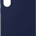 SAMSUNG Galaxy S25 FE Silicone Phone Case, Colorful Phone Cover, Functional, Comfortable Design, Easy to Hold, US Version, Dark Blue