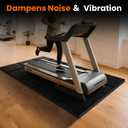 THAILE Treadmill Mat, 79" x 39" x 6mm, Carpet & Hardwood Floor Protector