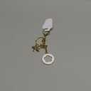 Case Compatible With Apple Airpods 4 - VISOOM Airpods 4 Cases 2024 Cover Women Anti-Drop Silicone iPods 4 Earbuds Wireless Accessorie Charging Cases Girl Bling Keychain for Airpod Ipods 4th Generation (S-Rose Pink)