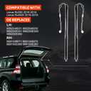 Electric Liftgate Struts Compatible with Lexus RX350 RX450h 3.5L 2016-2019 Power Liftgate Support Shock Struts Replace 6891009130 6891009120, Set of 2