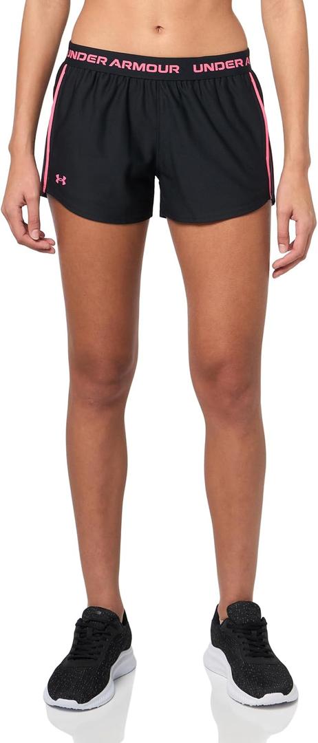 Under Armour Womens Tech Play Up Shorts (Black, S) Under Armour Womens Tech Play Up Shorts (Black, S)