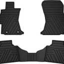 TTX LIGHTING Floor Mats Compatible with Subaru Crosstrek 2016-2017/Impreza 2012-2016/WRX 2015-2021, Custom Fit All Weather 1st & 2nd Row Floor Liners, Black