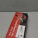 KAYCENTOP Car Steering Wheel Lock, Seat Belt Lock, Anti-Theft Device, Max 17 Inch Length, Small and Light-Weight, Multi-Functional, Fit Most Vehicle, SUV, Golf Cart Security (Black)