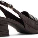 Anne Klein Women's Mona Loafer (5.5, Brown Croc)