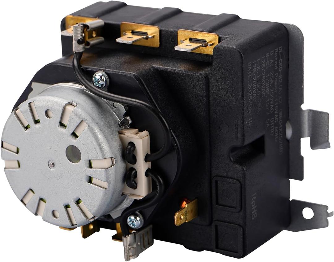WE04X25280 Dryer Timer Replacement for GE Hotpoint, Compatible with TMD1EM35 234D2377P005 4467035 AP6032628 PS11763067 EAP11763067, WE04X25280-24PK