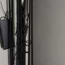 Farmhouse Rectangle Chandeliers for Dining Rooms, Kitchen Fixture Lights Pendant Lights Kitchen Island Black 6-Light Industrial Pendant Lighting for Kitchen Island