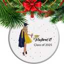 Masters Degree Graduation Ornament 2025, Mastered It Graduated Gift, College Grad Gifts (C14)