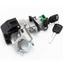 Ignition Switch Lock Cylinder with Chip(2 Keys) Compatible with 2003-2005 Honda Civic 1.3L & 2001-2005 Honda Civic 1.7L, Ignition Assembly
