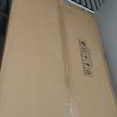 27x40 Metal Picture Frame with 24x36 Mat, Brushed Aluminum Finish, Tempered Glass Front, and Attached Hanging Hardware - Versatile Wall Display Frames for Vertical or Horizontal Orientation(Black,