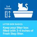 Fresh Step Light Weight Multi Cat Clumping Litter with Febreze, Low Dust, Odor Control with Ammonia Block Technology, Compatible in Automatic Litter Boxes, 15.4 lb.