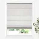 LazBlinds Cordless Roman Shades for Windows, Light Filtering Thermal Insulated Window Blinds, Lightweight Fabric Blinds for Indoor Windows, 35" W x 48" H, Beige