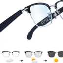 Blue Light Blocking Smart AI Glasses Bluetooth 5.3 IP65 Voice Assistant Real-Time Translation for Driving Travel