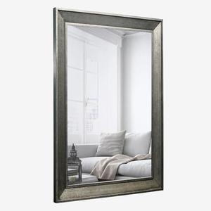WIOWUR Rectangle Mirror for Wall,Farmhouse Rustic Bathroom 20 x 30 inch Mirror with Wood Frame for Living Room,Entryway,Bedroom(Sliver Grey)