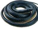 Realistic Rubber Fake Snake Toy 50 Inch Mamba for Garden Props and Practical Joke