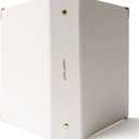 russell+hazel Patent Mini 3-Ring Binder, White, 7 x 9, 1/2" Rings