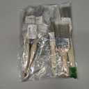 Pro Grade Paint Brushes, 5-Piece Paint Brush Set, Flat & Angle Brushes for Walls, Trim, Cabinets, Interior & Exterior Latex and Oil Paints, Stains