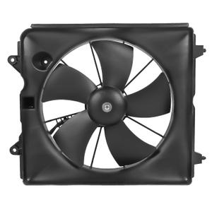 Engine Radiator Cooling Fan Assembly Compatible with Honda CR-V CRV 2007 2008 2009 L4 2.4L 620212 Radiator AC Condenser Cooling Fan Replace 19015RZAA01 19030RZAA01 19020PNA003 19020PNLG01 Left Side