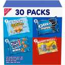 Nabisco Team Favorites Variety Pack, OREO Mini, CHIPS AHOY! Mini, Teddy Grahams Honey & Barnum's Animal Crackers, 30 Snack Packs