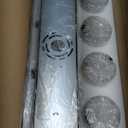 Bathroom Light Fixtures, 4-Light Modern Vanity Light with Clear Glass-Shaped Shade, Vanity Lighting Fixtures Over Mirror, Brushed Gold, VL155-BG-4