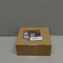 BESTTEN Keyed Same Exterior Door Knob and Single Cylinder Deadbolt Combo Set, Keyed Alike Entry Door Knobs with Lock and Keys for Entrance and Front Door, Satin Nickel