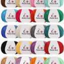 Aeelike Cotton Yarn for Crocheting, 20 PCS Multicolored Cotton Acrylic Blend Yarn Set, 4 Medium (Worsted) Crochet Yarns Bundle for Beginner Making DIY Crafts & Small Colorful Projects (Color A)