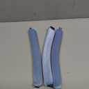 Overnight Heatless Hair Curler Blowout Rods Jumbo Satin Flexi Rods for Heatless Overnight Curls, Soft No-Heat Hair Styling Tools for All Hair Types, 3pcs Blue