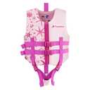 Tooklee Kids Swim Vest for 1-2-3-5-7-9 Years Old, Toddler Swim Vest 20-30-50-90 lbs for Boys & Girls, Kids Floaties Buoyancy Jacket for Pool & Beach, Soft Neoprene Comfort Dual Strap Vest, Pink, L