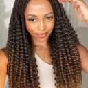 WIGER Full Double Lace Box Braided Wigs with Baby Hair Synthetic Dark Brown Lace Front Braid Wig with Curly Ends Boho Pre Plucked Knotless Box Braids Wig for Women Daily Party Use