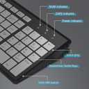 Wireless Keyboard Mouse, J JOYACCESS Sleek and Ergonomic 2.4G Wireless Keyboard and Mouse Set,Portable and Comfortable for Travel Compatible withComputer/Laptop/Windows/Mac-Black/Silver