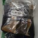 Noubeau Toddler Girls Plaid Outfits Girls Puff Sleeve Knit Ribbed Shirt Tops Plaid Skirt Set Kids Fall Winter Clothes (7 Years)