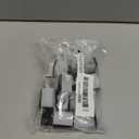 PATIKIL 24pcs Rectangle Chair Leg Cover with Felt Pad, 14mm Slide Smoothly No Scratches No Noise Furniture Feet Hardwood Protectors Tips Floor Glides Tubing Caps for Office,White Grey