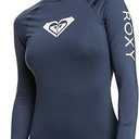 Roxy Women's Rashguard – UPF 50+, Compression Fit, Surf, Hiking, Volley, Workout, Yoga, Quick-Dry Swim Shirt Size S