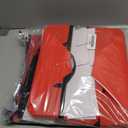 Christmas Ornament Storage Box, Ornament Storage Container with 8 Trays, Xmas Decoration Organizer Holds Up to 128 Decoration Balls, Durable 600D Oxford MaterialRed