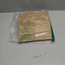 10 x 10 Inch Leather Hardcover 40 Pages DIY Scrapbook Photo Album Blank Craft Paper Wedding Anniversary Family Photo Scrapbook Album (Yellow, 10 x 10 Inch, Pack of 2)